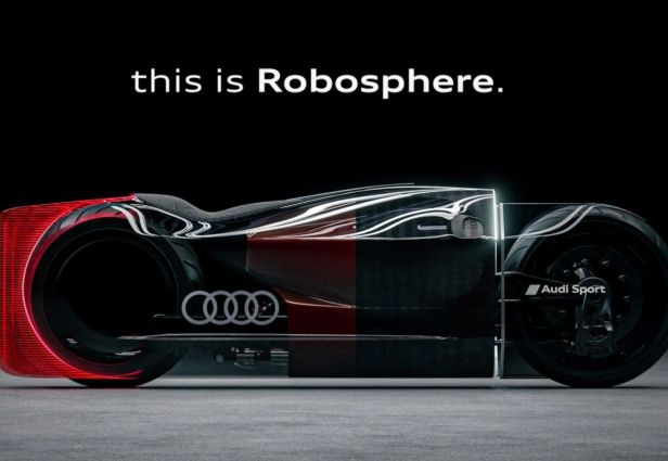 Un aperçu de la moto électrique Robosphere en édition limitée. Photo: Audi
