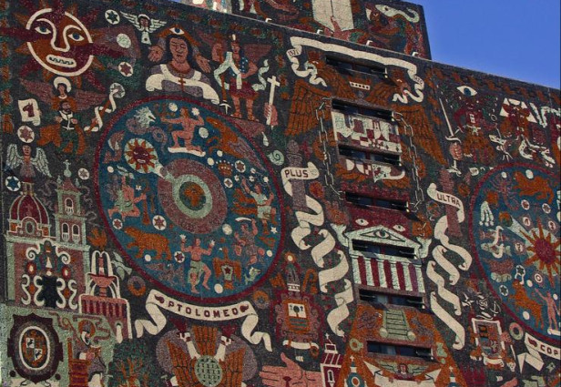 Edificio de la Biblioteca Central de la Universidad Nacional Autónoma de México (UNAM)