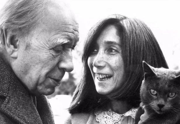 Jorge Luis Borges y María Kodama. Foto: Infobae