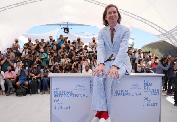 Wes Anderson en Cannes, en 2021. Foto: The New York Times