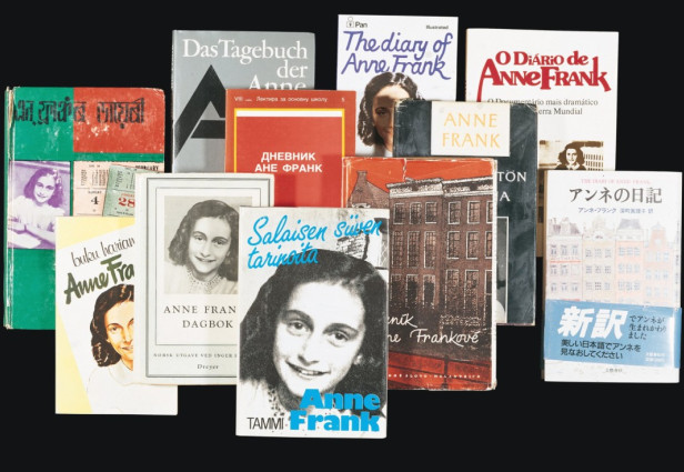 Die dagboek van Anne Frank is in dosyne lande regoor die wêreld gepubliseer. Bron: Anne Frank Huis webwerf