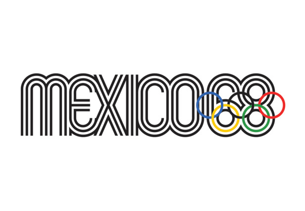 הלוגו של המשחקים האולימפיים 1968. עבודתו של פדרו רמירז ואסקז. מקור: רד בול