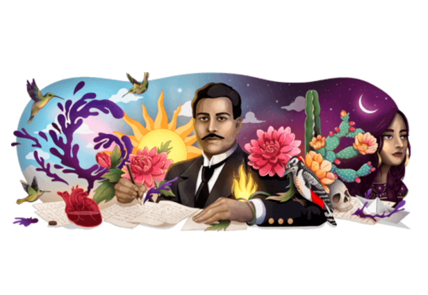 Google decidió rendir homenaje a Ramón López Velarde. Foto: Google