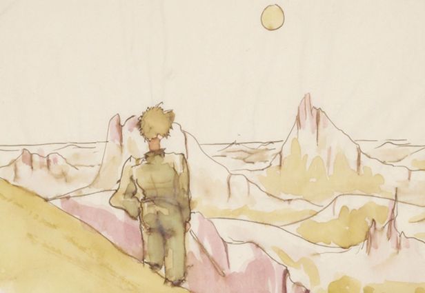 Several of the drawings that Antoine de Saint-Exupéry did for The Little Prince are in the Morgan Library. Photo: Morgan Library