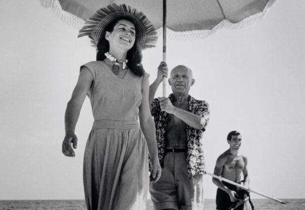 1948年のフランソワーズ・ジローとピカソ。写真: ニューヨーク・タイムズ