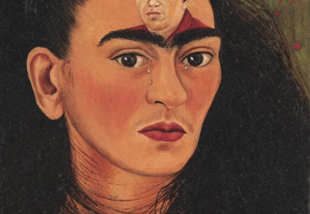 Diego ja minä, 1949. Frida Kahlo. Lähde: MALBA Foundation