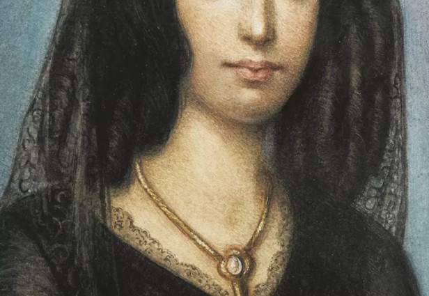 Peinture d'Amandine Aurore Lucile Dupin, plus connue sous le nom de George Sand. Source : Pensée Co.