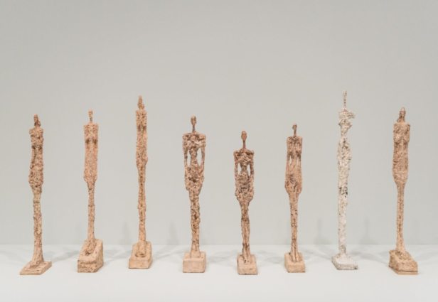 Alberto Giacomettin tekemät veistokset. Lähde: Giacometti Foundation