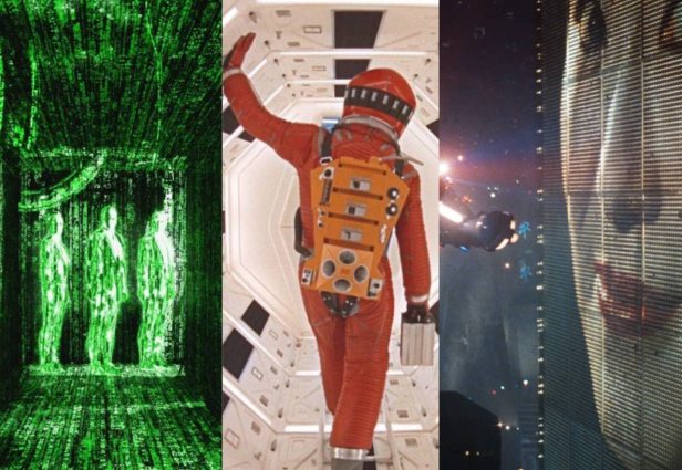 Matrix, Space Odyssey en Blade Runner. Foto: afkomstig van verschillende internetsites