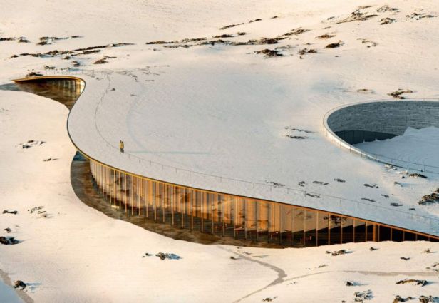 Vistazo al Centro del Patrimonio Inuit. Foto: Dezeen