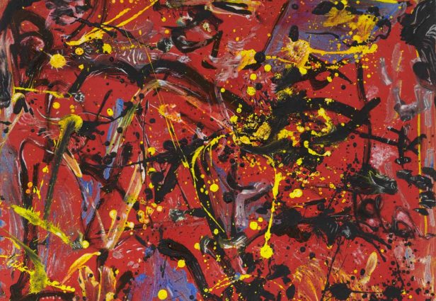 Punainen sävellys, 1946. Jackson Pollock. Kuva: Christie's