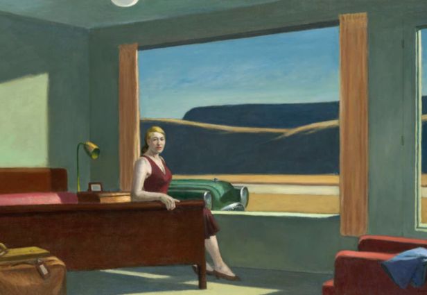 Edward Hopper의 Western Motel에서 Josephine Nivison이 모델입니다. 사진: McGaw Graphics