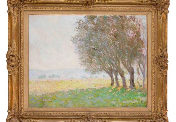 Les Saules, Giverny, 1889. Claude Monet. Foto: Ader