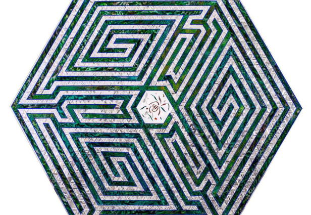 Hexagon (Maze), 2012. Monir Farmanfarmaian. Fuente: Christie's