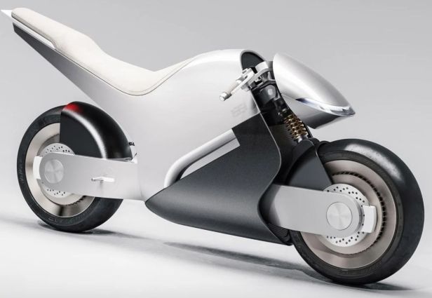 Vistazo a la motocicleta eléctrica que creó el artista digital británico Robert Turner. Foto: Yanko Design