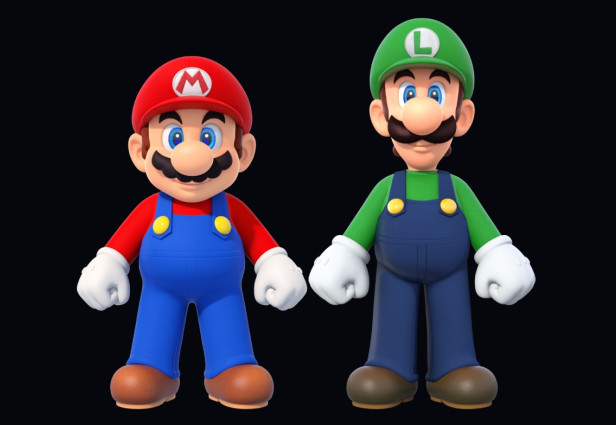 Mario e Luigi, personaggi famosi di uno dei giochi Nintendo più popolari. Fonte: arte deviante