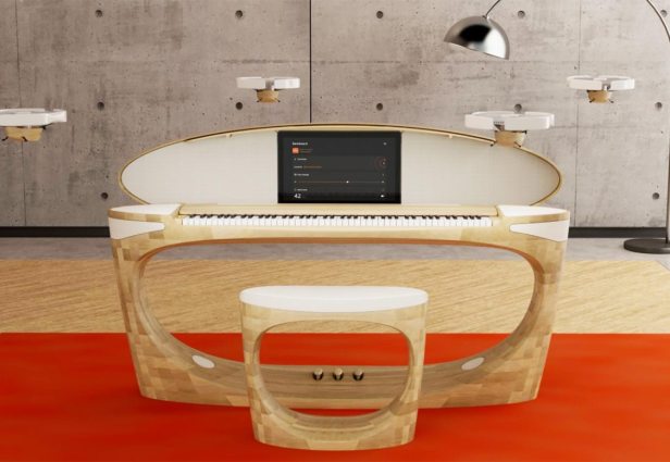 Roland 50th Anniversary Concept, a jövő zongorája. Fotó: Roland honlapja