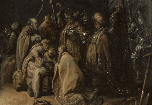 렘브란트가 그린 '왕들의 경배'를 보세요. 사진: 아트뉴스