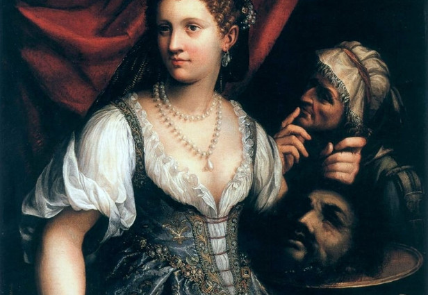 Judith Holofernesin pään kanssa, 1596. Fede Galizia. Lähde: Detroit Institute of Arts
