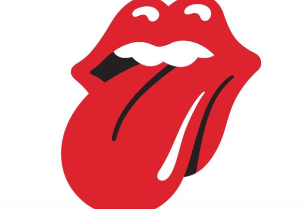 Ikoninen värillinen Rolling Stones -logo. Kuva: New York Times