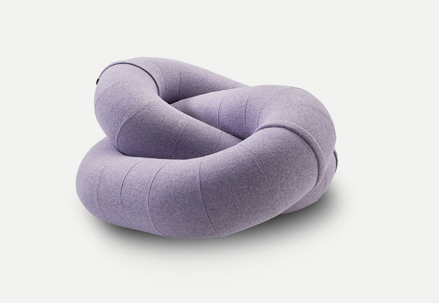 Loop & Link: sillones geométricos y suaves en cadena. Foto: Sancal