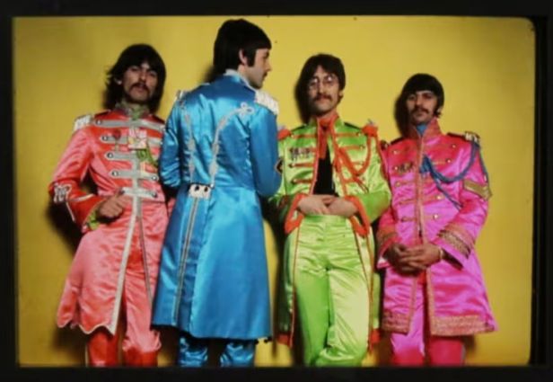 Sgt Pepper의 Lonely Hearts Club Band 앨범의 미공개 영상. 사진: 가디언