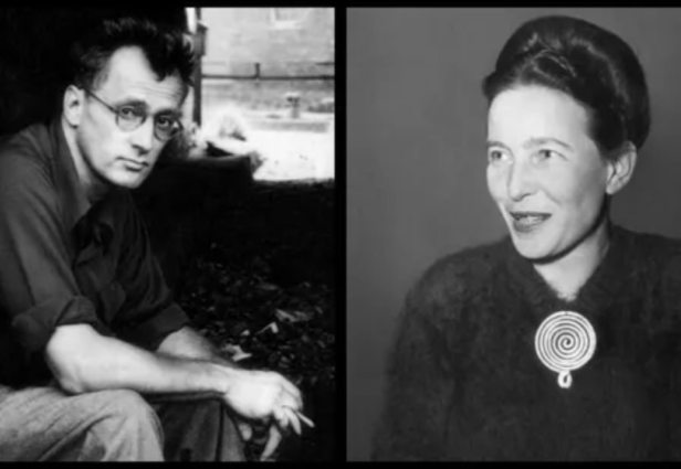 Nelson Algren and Simone de Beauvoir. Source: radiofrance website