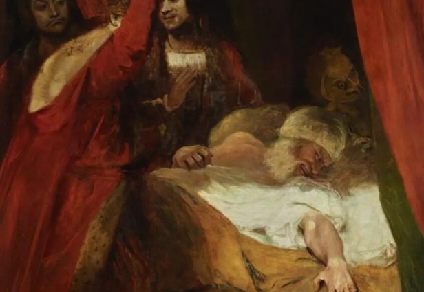 La mort du cardinal Beaufort, 1789. Sir Joshua Reynolds. Photo de : NYT
