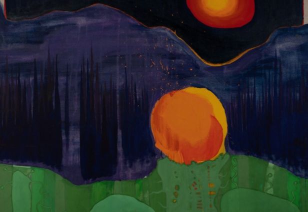 Two Moons, 2021–23. Thom Yorke and Stanley Donwood. Photo: Artnet