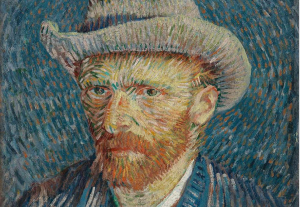 Self-Portrait with Grey Felt Hat, 1887. Vincent van Gogh. Fuente: Van Gogh Museum