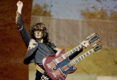 Jimmy Page, de Led Zeppelin. Fuente: El País
