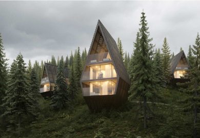 YOUNA Nature Resort: paradise in the European alpine region. Photo: Peter Pichler Architecture