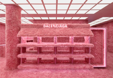 Glance at the Balenciaga store on Mount Street, London. Source: Dezeen