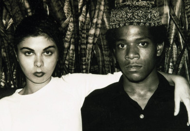 Suzanne Mallouk y Jean-Michel Basquiat, entre los límites del amor y la locura. FOTO: Tomada del libro 'La viuda de Basquiat'