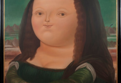 Monalisa, 1978. Fernando Botero. Fuente: Google Arts & Culture
