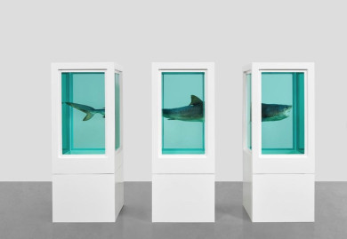 Escultura preservada de Damien Hirst. Fuente: Damien Hirst Instagram