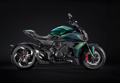 Veja a Diavel, motocicleta fabricada pela Ducati e Bentley. Foto de : Uncrate