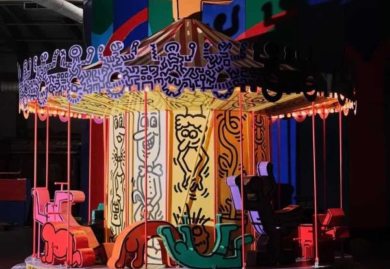 Luna Luna resurfaces, the carnival of Haring, Basquiat and Dalí. Photo: André Heller website
