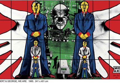 Gilbert Proesch and George Passmore form the artist duo known as Gilbert & George. Source: Artimage