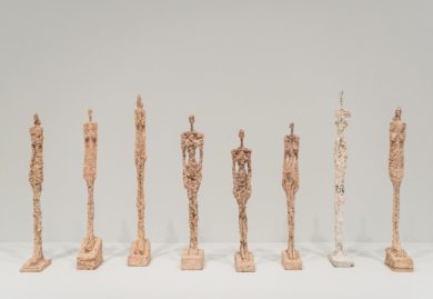 Alberto Giacomettin tekemät veistokset. Lähde: Giacometti Foundation