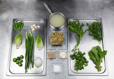 Receta F°: Cocina este mole verde al estilo Le Cordon Bleu