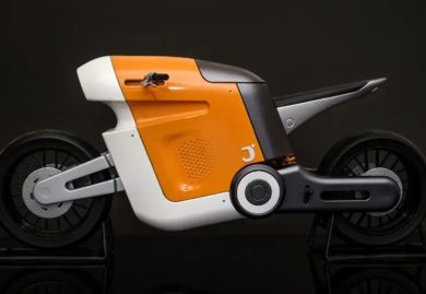 iNSTINCT : une moto électrique, écologique et futuriste. Photo: Behance