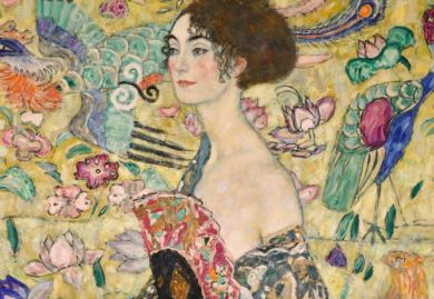 Dame mit Fächer (Lady with a Fan). 1917-18. Gustav Klimt. Foto: Sotheby's