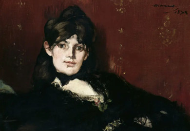 Retrato de Berthe Morisot (1873), por Edouard Manet. Fuente: Arthive