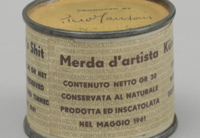 Merde d'artiste n° 014, 1961. Piero Manzoni. Source : Le Musée d'Art Moderne