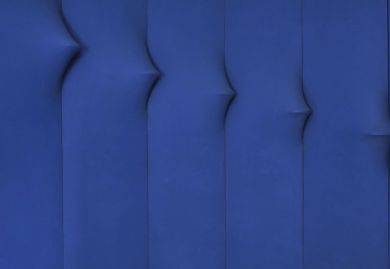 Agostino Bonalumi (1935-2013), Blu abitabile (Inhabitable Blue), 1967. Kuva: Christie's Lontoossa