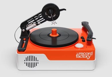 PO-80 Record Factory: el tocadiscos que te deja grabar tus propios vinilos. Foto: Teenage Engineering