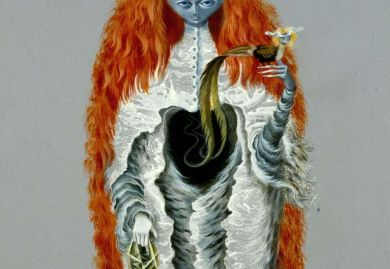 Bruja que va al Sabath, 1957. Remedios Varo. Foto: R. Varo 