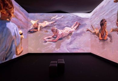 Kép a Sorolla a fényen című kiállításról. Fotó: The Confidential