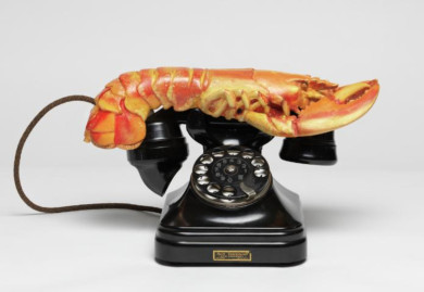Lobster Telephone de Salvador Dalí. Fuente: Tate Modern Website